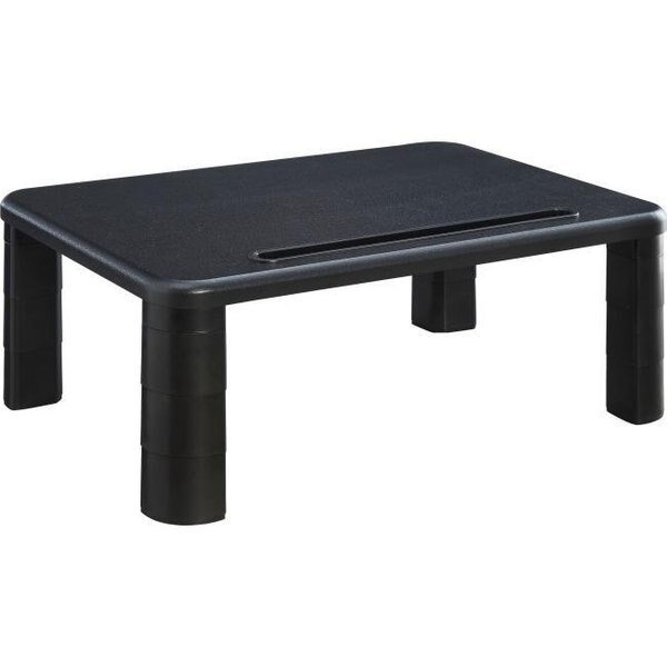 Mesh Wire Adjustable Monitor Riser; Black, Upgrade, Mfr#: UP1622330