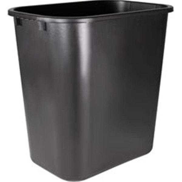 28 qt. Rectangular Wastebasket - Black, Excellent Appliances, Mfr#: EX2493369