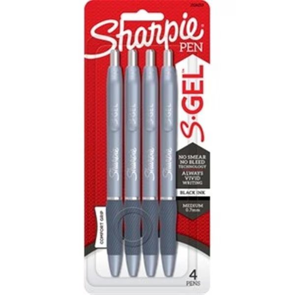 Newell Brands SAN2126213 7 mm Sharpie S-Gel Pens - Pack of 4, Newell Brands, Mfr#: SAN2126213