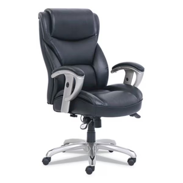 Leather Emerson Big & Tall Task Chair, Black, Procomfort, Mfr#: PR2659549