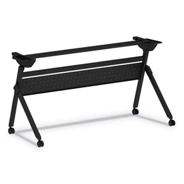 Alera VA7276BK 60 or 70 in. Flip & Nest Table Base; Black, Alera, Mfr#: VA7276BK