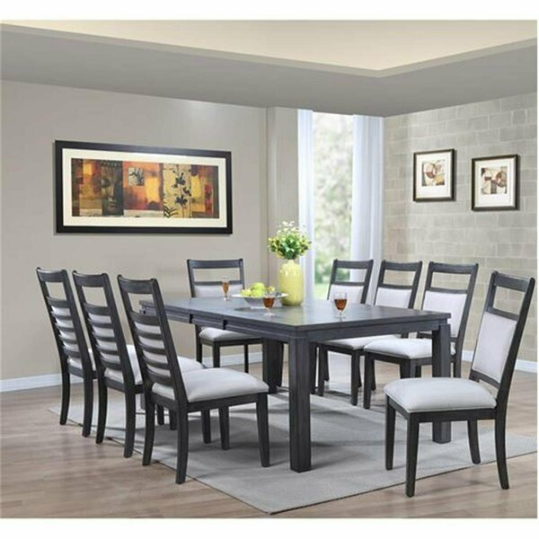 Shades of Gray 9 Piece Dining Set, Sunset Trading, Mfr#: DLU-EL9282-C90-9PC