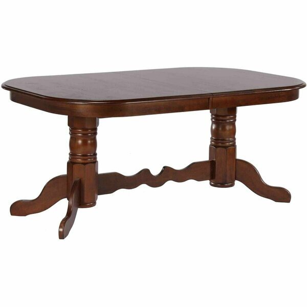 Double Pedestal Extension Dining Table, Sunset Trading, Mfr#: DLU-ADW4296-CT