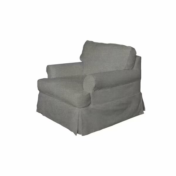 Horizon Slipcovered Chair Peyton Slate, Sunset Trading, Mfr#: SU-117620-391094