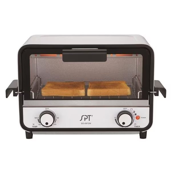 SPT SO-0972W Easy Grasp 2-Slice Countertop Toaster Oven, Spt, Mfr#: SO-0972W