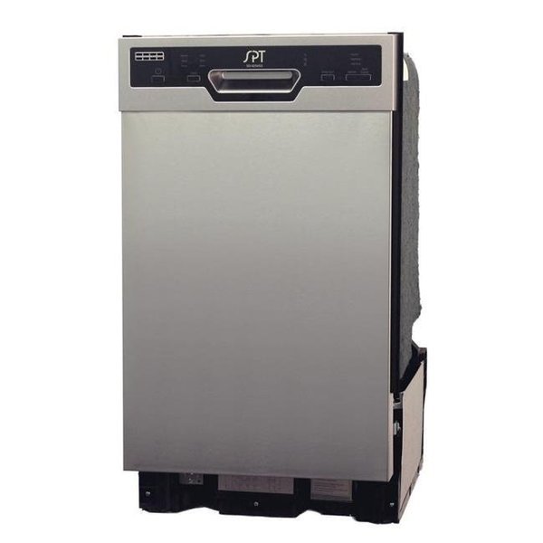 SPT SD-9254SSA Energy Star 18 in. Built-In Dishwasher with Heated Drying & Stainless, Spt, Mfr#: SD-9254SSA