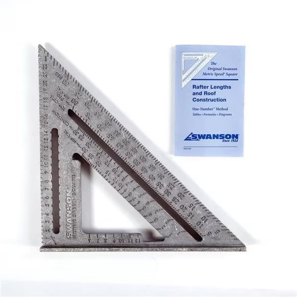 Swanson EU202 Square with English; German & French Packaging & Green Book Scale; Matte Finish, Swanson, Mfr#: EU202