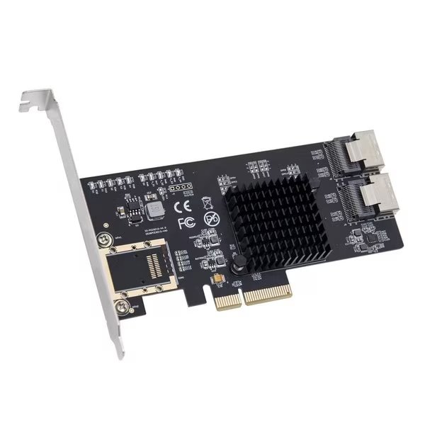 IOCrest SI-PEX40137 8 Port Non-RAID SATA III PCI-e x4 Controller Card - Dual SFF-8087 Interface Marvell 9215 Chipset, Iocrest, Mfr#: SI-PEX40137