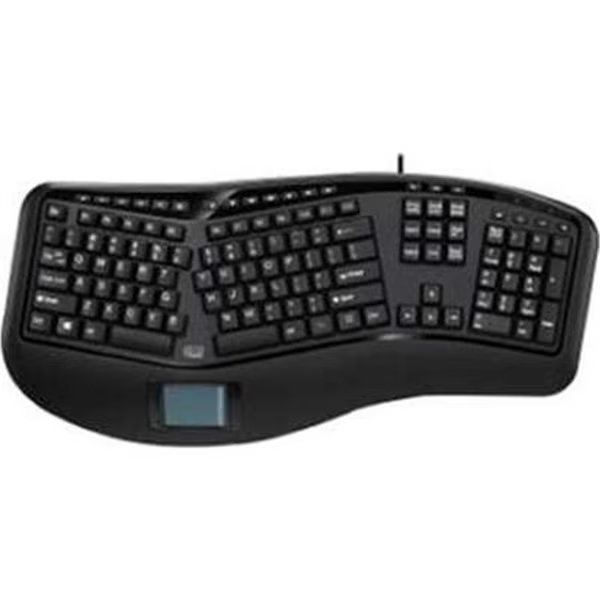 Tru-Form Ergonomic Usb Touchpad Keyboard; With Split Key Zones And Gentl, Upgrade, Mfr#: UP539127