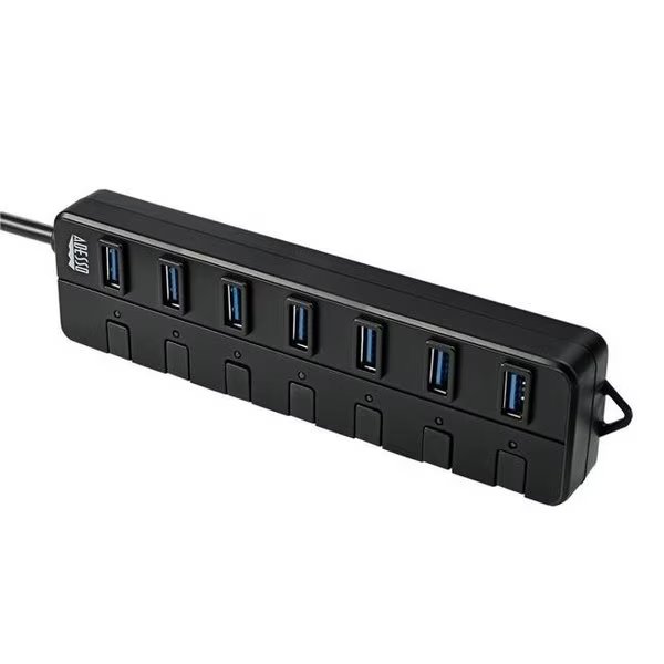 7-Port USB 3.0 Hub with Individual Power Switch & Power Adapter, Upgrade, Mfr#: UP925158