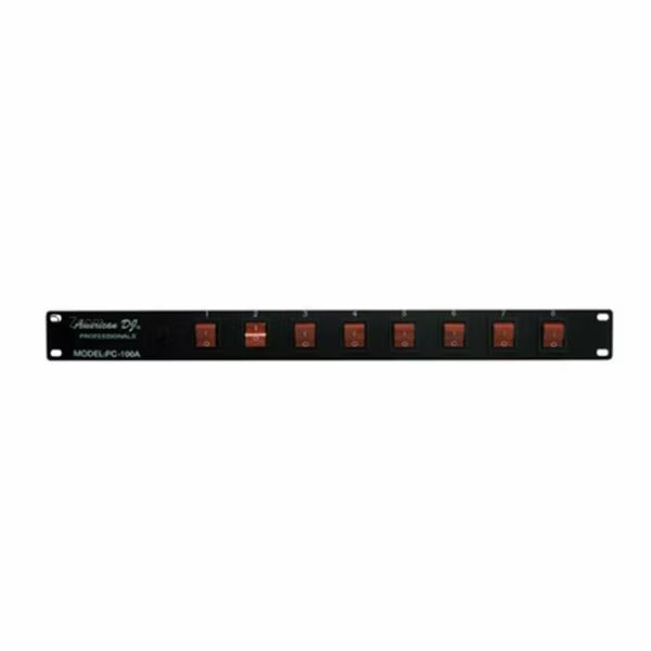 8-Channel Rackmount AC Power Center, Adj, Mfr#: PC-100A