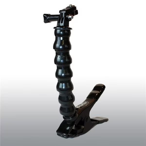 Stage Ninja CAM-12-CB Camera & Recording Device Stand with Gooseneck on Steel Clamp, Stage Ninja, Mfr#: CAM-12-CB