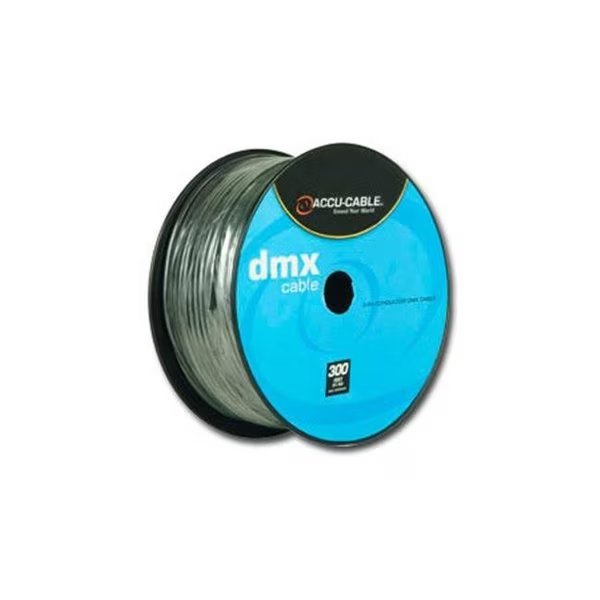 Accu Cable AC3CDMX300 3 Pin DMX Cable - 300 ft. Spool, Accu Cable, Mfr#: AC3CDMX300