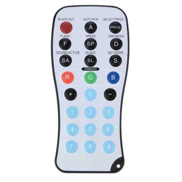 Wireless Infrared Remote Control Upto - 30 ft., Adj, Mfr#: ADJ LED RC