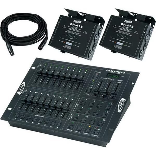 Stage Lighting System with DMX Control, Adj, Mfr#: STAGE PAK 1