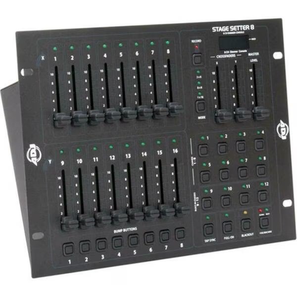 16 Channel DMX Controller, Adj, Mfr#: STAGE SETTER 8