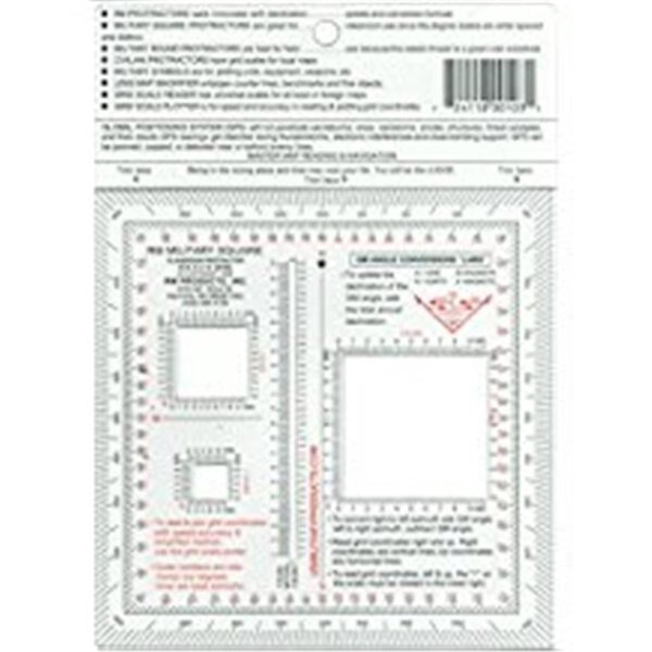 Tactical Gear RM Military Square Protractor, Sotel Systems, Mfr#: TA564330