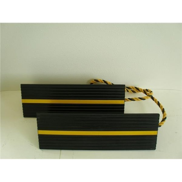 Shop Tuff STF-1865RACP Aircraft Rubber Wheel Chock- Set of 2, Shop Tuff, Mfr#: STF-1865RACP