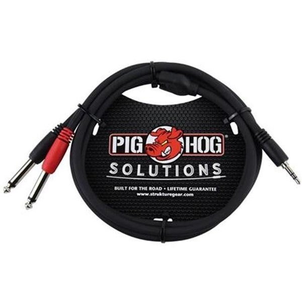Ace Products Group PBS3403 3 ft. Stereo Breakout Cable; 3.5 mm to Dual 0.25 in., Ace Products Group, Mfr#: PBS3403