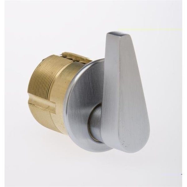 1 in. ADA Turn Knob Mortise Cylinder with Adams Rite Cam; Satin Chrome, Heat Wave, Mfr#: HE1629283
