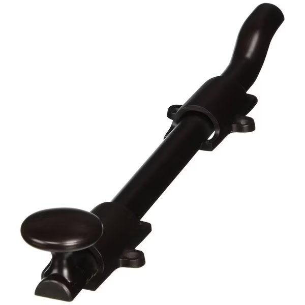 10 in. Surface Bolt Offset Heavy Duty Solid Brass - Oil Rubbed Bronze, Patioplus, Mfr#: PA2667499