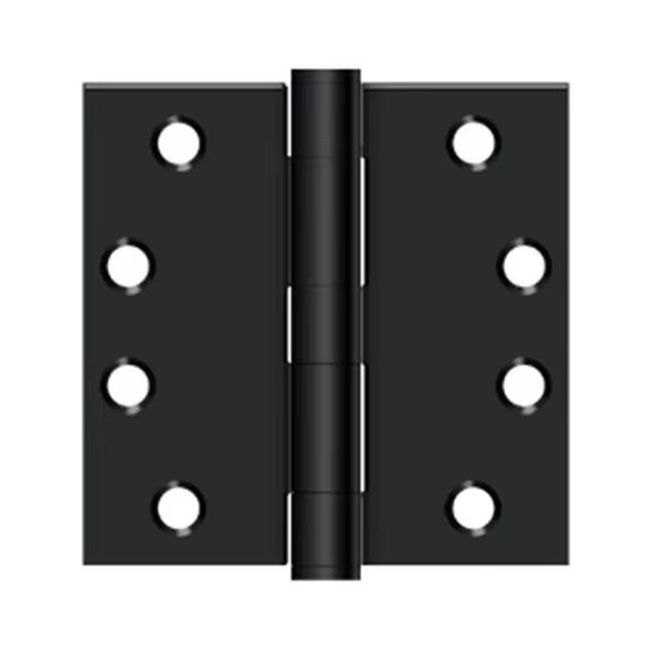 4 x 4 in. Heavy Duty Square Hinge; Paint Black, Dendesigns, Mfr#: DE696908