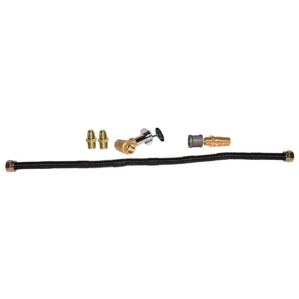 30 x 0.5 in. Hazard Class Firepit Pro Connection Kit Liquid Propane, Tretco, Mfr#: BK3PHC30-LP
