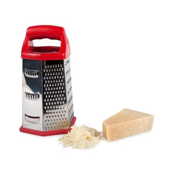 Core Home 220759 Modern Hex Grater; Red, Core Home, Mfr#: 220759