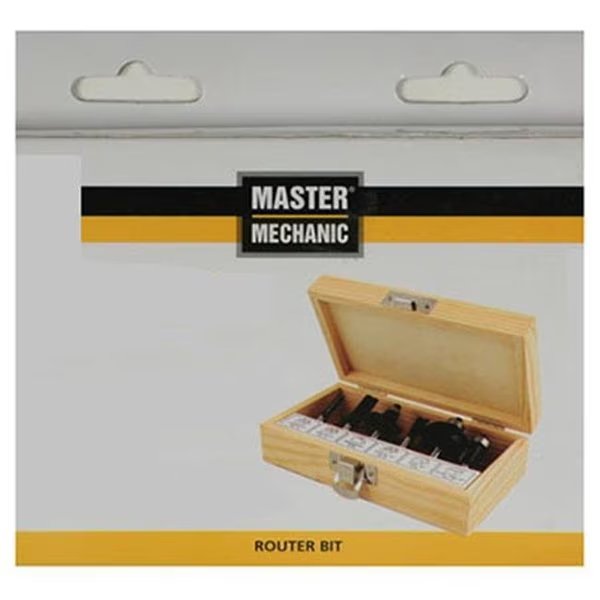Disston 159081 Master Mechanic Carbide Tipped Router Bit Set - 6 Piece, Disston, Mfr#: 159081