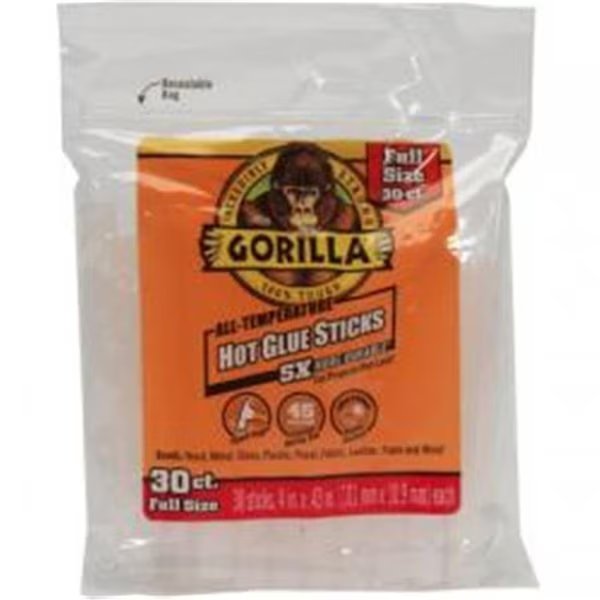 4 in. Full Hot Glue Sticks, Gorilla Glue, Mfr#: GO570032
