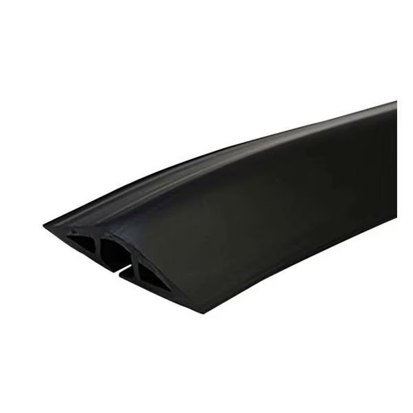 Corduct Overfloor Cord Protector; Black, Plugit, Mfr#: PL563595