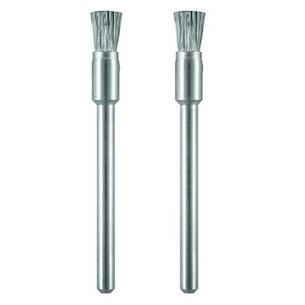Carbon Steel Brushes; Pack of 2 - 0.125 in., Designs-Done-Right, Mfr#: DE593797