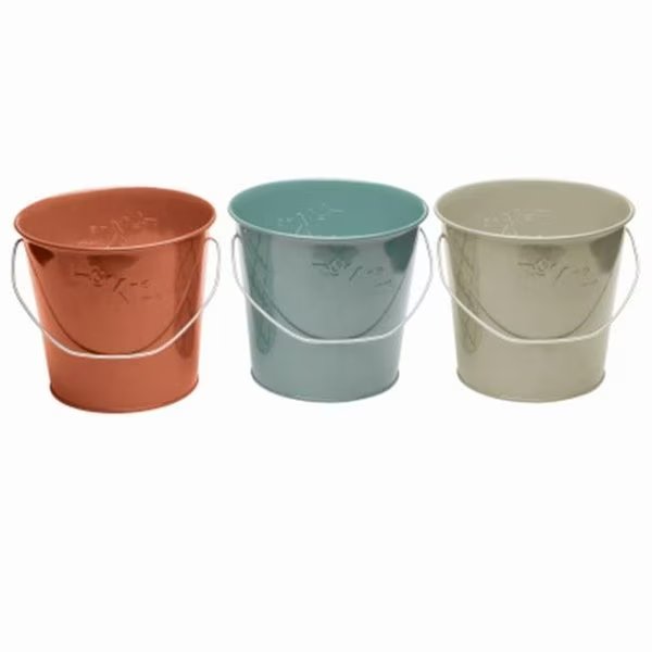 Lamplight Farms 231286 17 oz Sea Citro Bucket - Ivory; Coral & Blue, Lamplight Farms, Mfr#: 231286
