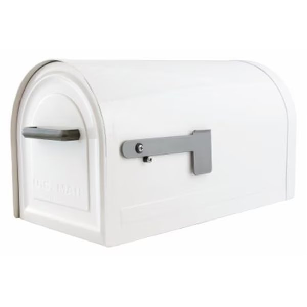 Solar Group 236686 Reliant Locking Mailbox; White, Solar Group, Mfr#: 236686