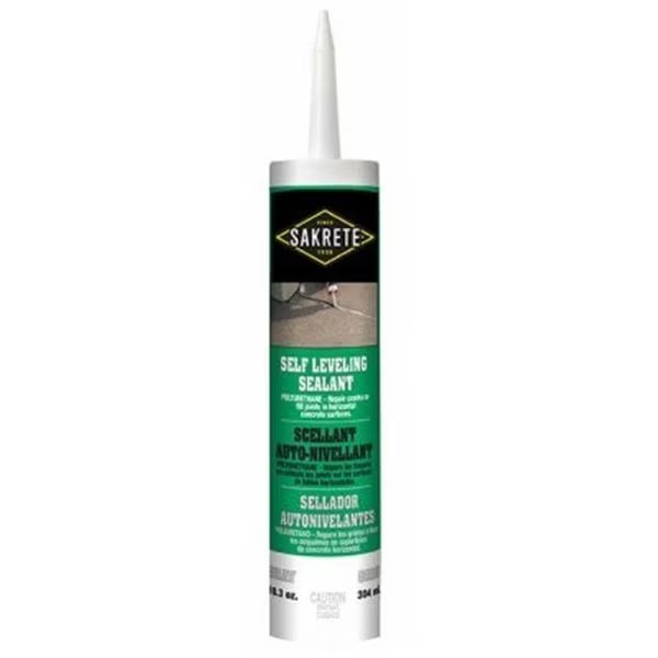Sakrete of North America 236158 10.3 oz Tube Polyurethane Self-Leveling Sealant Caulk, Sakrete, Mfr#: 236158