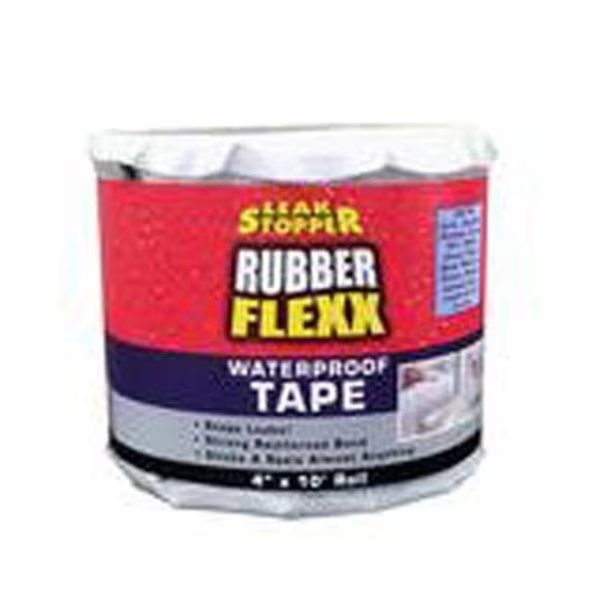 Gardner-Gibson 246093 4 in. x 10 ft. Leak Stopper Rubber Flexx Waterproof Tape; White