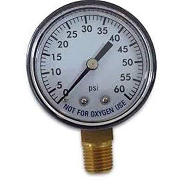 JED Pool Tools 246982 60 PSI Pool Pressure Gauge, Jed Pool Tools, Mfr#: 246982