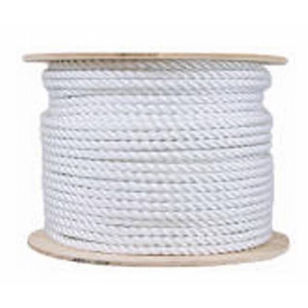 MIBRO Group 234859 0.37 in. x 300 ft. Natural Color Twisted Cotton Rope Reel, Mibro Group, Mfr#: 234859