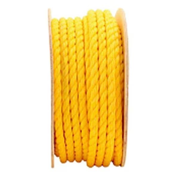 MIBRO Group 235090 0.75 in. x 100 ft. Yellow Twisted Polypropylene Rope, Mibro Group, Mfr#: 235090