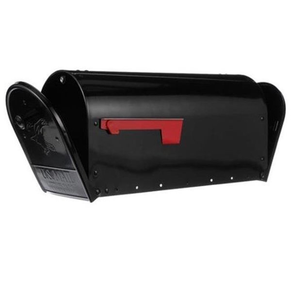 Solar Group 250396 Galvanized Double Door Mailbox; Outback Black, Solar Group, Mfr#: 250396