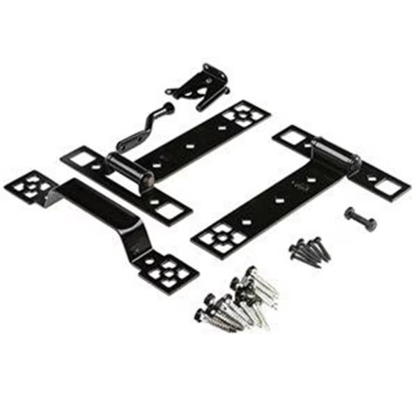 V8432 Gate Suite Kit with Hinges, Black, Apositos, Mfr#: AP2669271