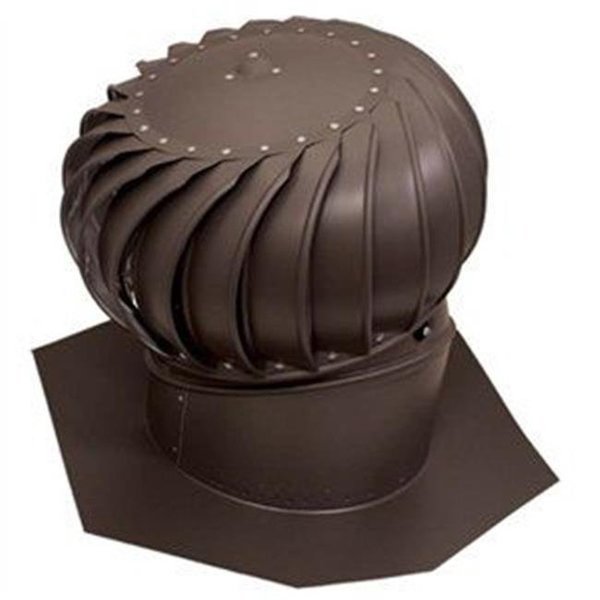 Air Vent 259023 12 in. Brown Internally Braced Aluminum Turbine, Air-Vent, Mfr#: 259023