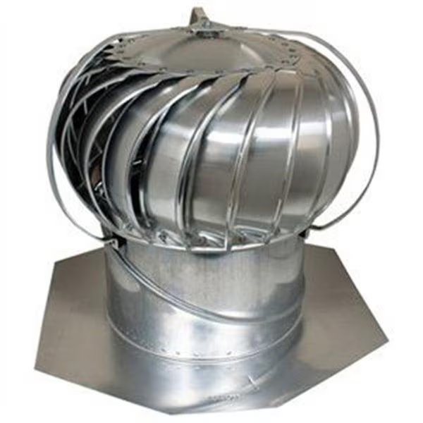 Air Vent 259025 12 in. Mill Externally Braced Aluminum Turbine, Air-Vent, Mfr#: 259025