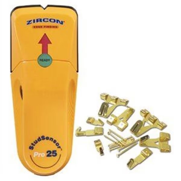 Zircon 259704 Pro25 Stud Sensor with Picture Hanging Kit, Zircon, Mfr#: 259704
