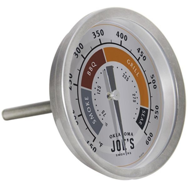 3 in. Stainless Steel Smoker Thermometer, Char-Broil, Mfr#: 258674