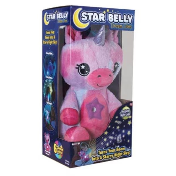 Ontel Products 269952 As Seen on TV Star Belly Unicorn Dream Lite; Pink, Ontel Products, Mfr#: 269952