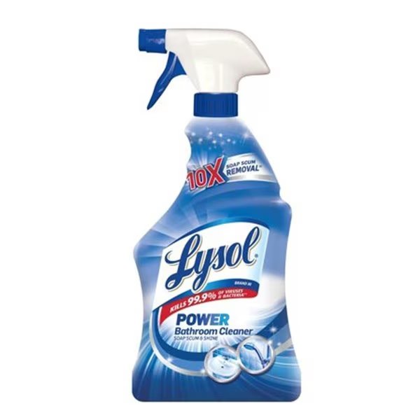 Reckitt Benckiser 22 oz Lysol Power Bathroom Cleaner Spray, Reckitt Benckiser, Mfr#: RE572492