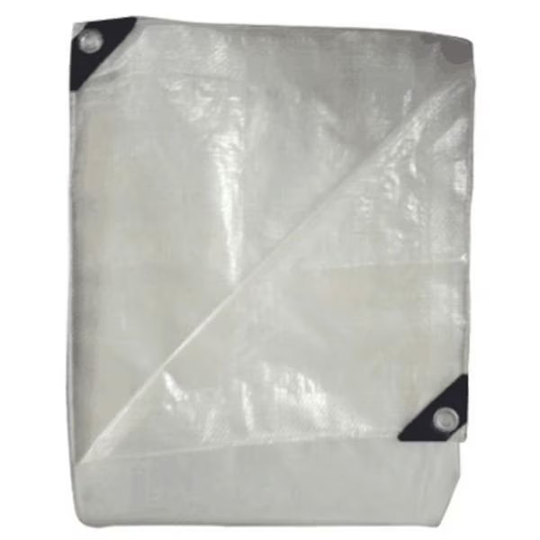 20 in x 30 in Tarp, Silver/Black, True Guard, Mfr#: 100793