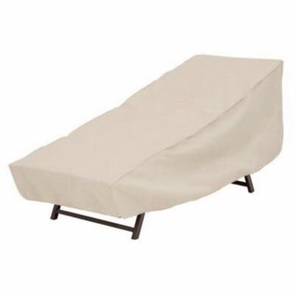 28 x 76 x 30 in. 600 x 300D PE Elastic Taupe Chaise Cover, Mr. Bar-B-Q, Mfr#: 100823