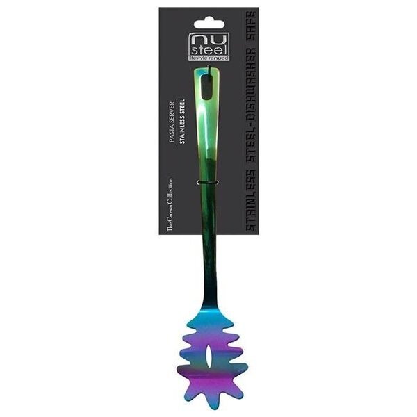 NuSteel TG-RBWCWN-PSTA 1.8 mm Rainbow Crown Pasta Server, Nusteel, Mfr#: TG-RBWCWN-PSTA